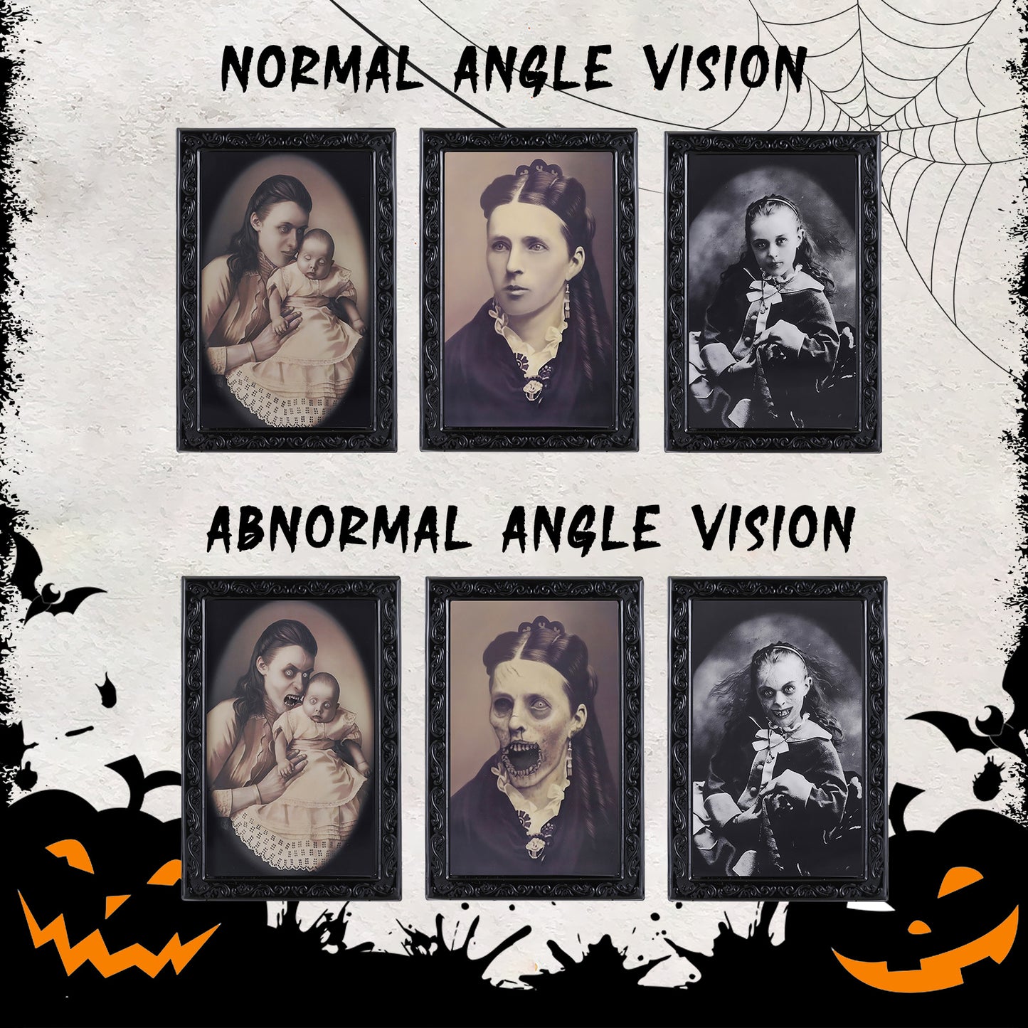 3D Face Changing Halloween Portrait