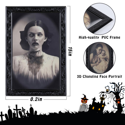 3D Face Changing Halloween Portrait